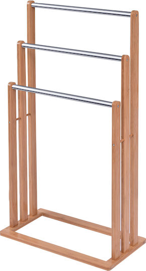 Costway Καλόγερος Μπάνιου Μονός ​84x84cm Ασημί