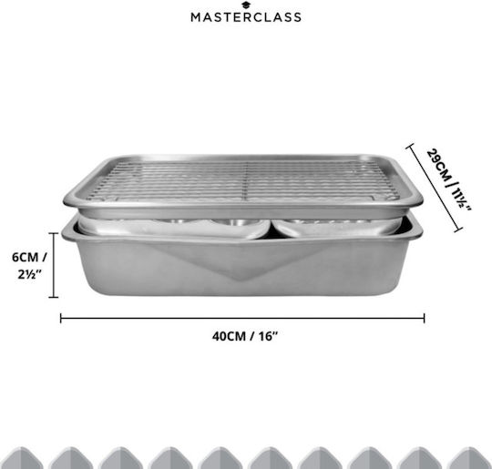 Kitchen Craft Aluminum Baking Pan 29x40.3cm 5 Pieces