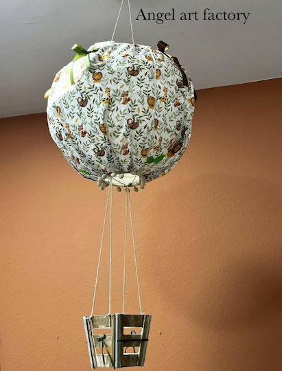 Kids Ceiling Light "Hot Air Balloon Jungle"