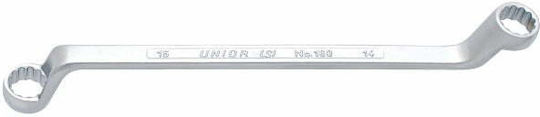 Unior Double Polygon Wrench Bent 19x22mm