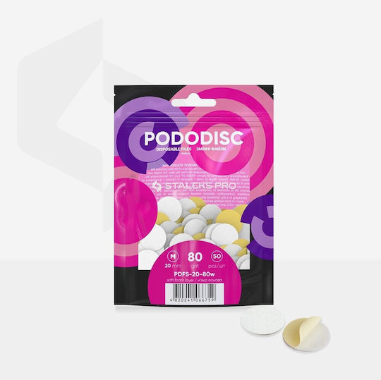 Staleks Σετ Φρέζα Τροχού Νυχιών Pododisc 50τμχ