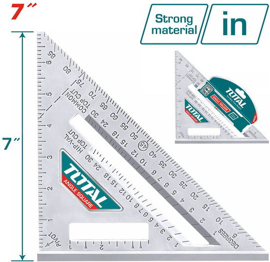Total Winkelmesser Kunststoff Länge 18cm