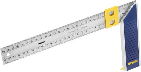 Irwin Winkelmesser Zimmerleute Metallisch Länge 30cm