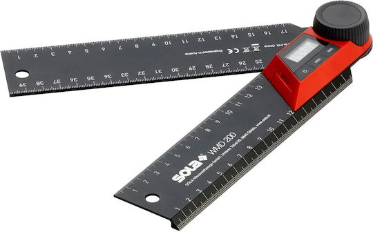 Sola Digital Aluminum Angle Ruler for Electricians Length 20cm