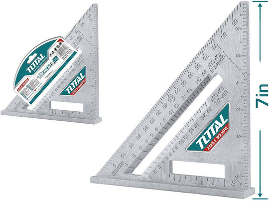 Total Winkelmesser Kunststoff Länge 18cm