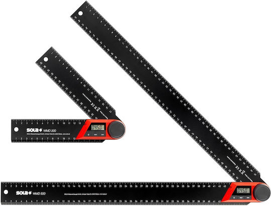 Sola Digital Aluminum Angle Ruler for Electricians Length 20cm
