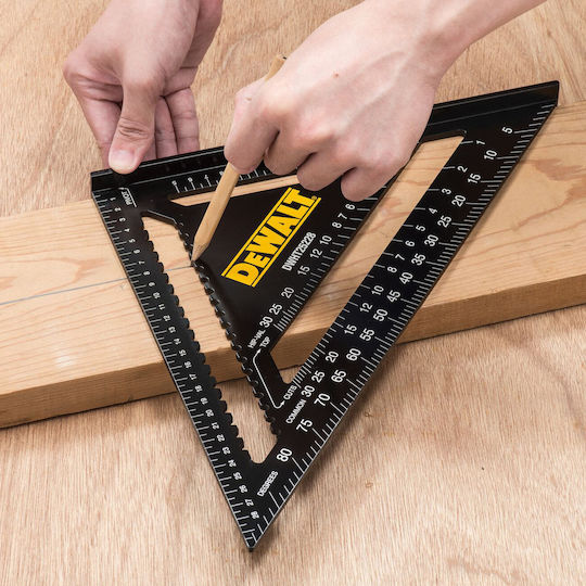 DEWALT Γωνιόμετρο Μαραγκών Αλουμινίου Μήκους 18εκ.