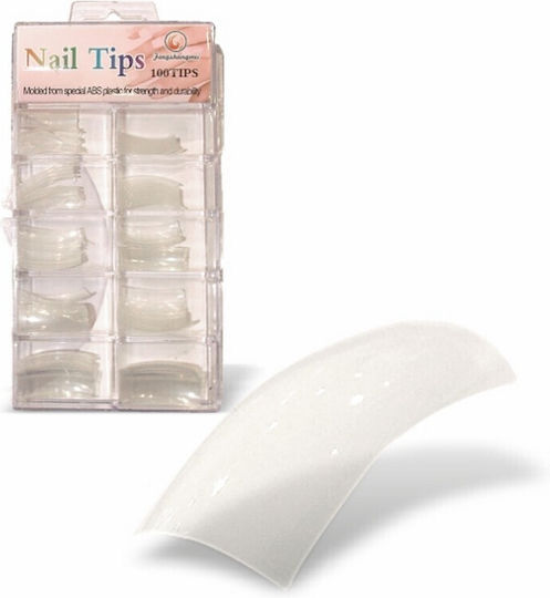AGC Nail Tips in White Color 2pcs 40502030-Λ