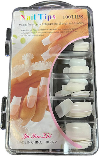 AGC Nail Tips in White Color 2pcs 40502030-Λ