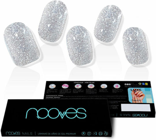 NOOVES Sfaturi pentru unghii în Culoare Gri 20buc 7744459
