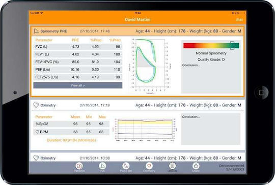 MIR Σπιρόμετρο Spirobank II Basic