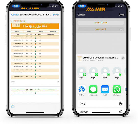 MIR Σπιρόμετρο Smart One Oxi