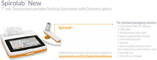 MIR Σπιρόμετρο Spirolab New