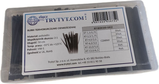 Black Heat Shrink Tube Set Rt-box100-10cz