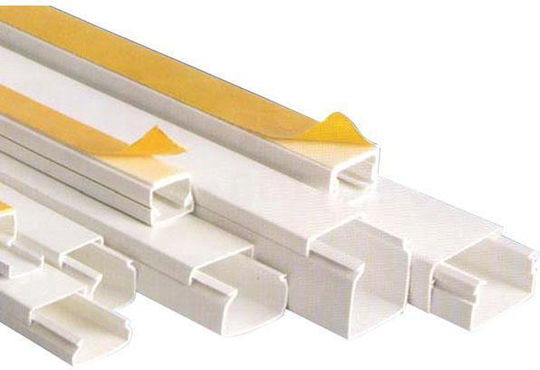 Eurolamp Canal de Cablu cu autocolant din Plastic 16x16mm TPS Alb 2m