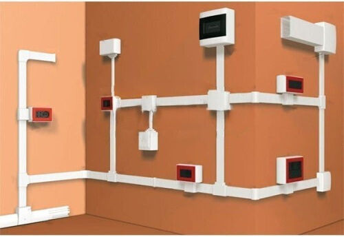 Creli Cable Channel made of Plastic White