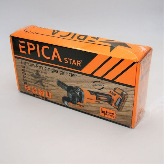 Epica Star EP-10843 Τροχός 115mm Μπαταρίας 21V Solo