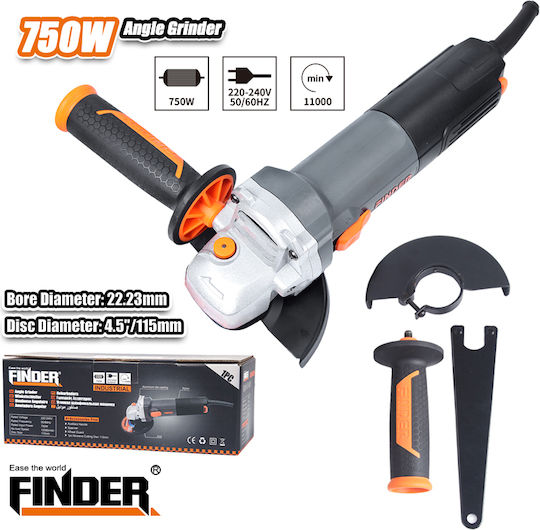 Finder Polizor unghiular 115mm Electrică 750W