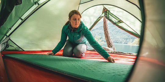 Robens Campground 30 Self-Inflating Single Camping Sleeping Mat 183x51cm Thickness 3cm in Green color