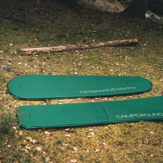 Robens Campground 50 Self-Inflating Single Camping Sleeping Mat 195x63cm Thickness 5cm in Green color
