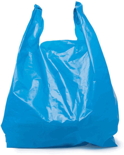 Pungi de Plastic pentru Ambalare Tip Maieu Albastru 1kg