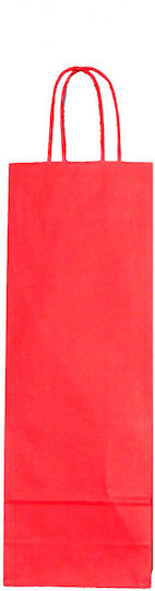 Pungi de Hârtie pentru Ambalare Roșii 14x8x39cm 300buc