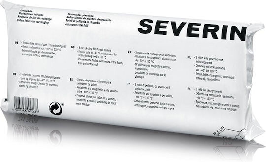 Severin ZU 3608 Wohnung Vakuumierbeutel 285mm x 10m 3 Rollen