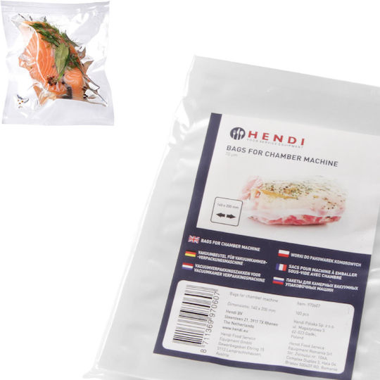 Hendi Flat Vacuum Sealer Bag 200x300mm 100pcs