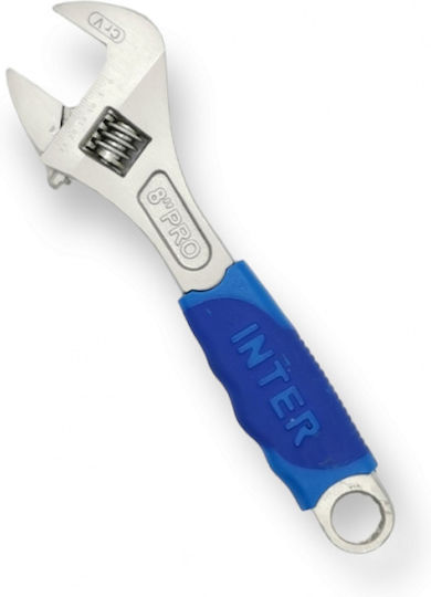 Inter French Wrench with Adjustable Opening 45mm and Anti-Slip Handle 380mm 15"
