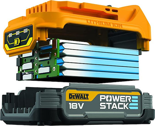 DEWALT DCK2062E2T Set Bohrschrauber & Schraubenzieher 18V mit 2 Batterien 1.7Ah und Hülle
