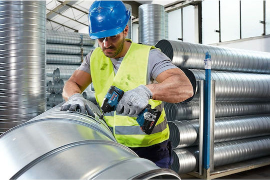 Bosch 06019J2208 Σετ Δραπανοκατσάβιδο & Μπουλονόκλειδο 18V με 2 Μπαταρίες 4Ah και Θήκη