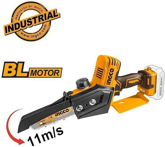 Ingco COSLI240788E Set 2 Chainsaws Brushless 20V with 2 Batteries 5Ah