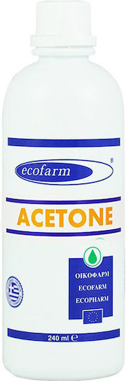 Ecofarm Acetone Καθαρό Ασετόν Νυχιών 240ml