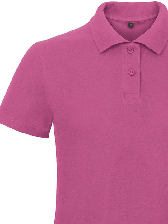 B&C Id.001 Women Women's Short Sleeve Promotional T-Shirt Fuchsia B&C Id.001 Women Women's Short Sleeve Promotional T-Shirt Fuchsia
