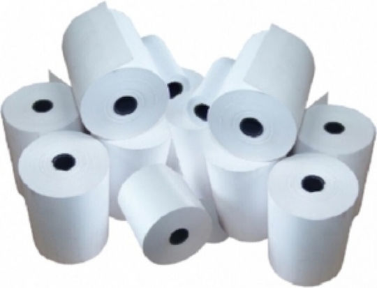 Ecocraft Cash Register Paper Tape W80xD80mm 55gr/m² 50pcs