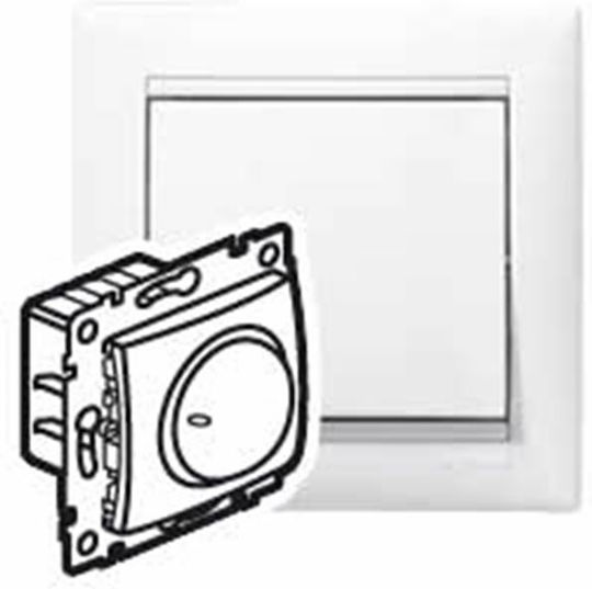 Legrand Valena Recessed LED Front Dimmer Switch Rotary 300W White