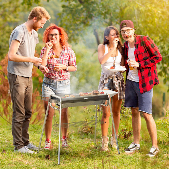 Outsunny Grill Holzkohlegrill 96cmx72cm