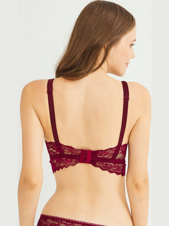 Sutien Bralette pentru Femei, Vișiniu, CS301