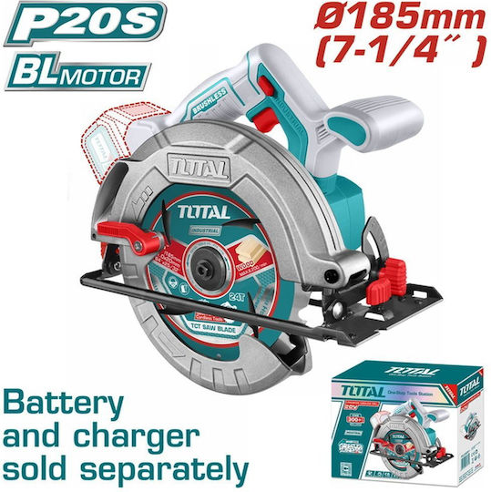 Total Circular Saw 20V Solo with Dust Extraction System