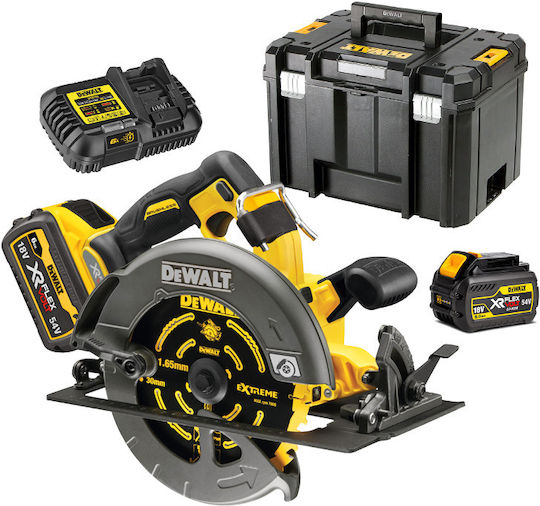 DEWALT DCS578T2 Дисков Трион 54В 2x6Ач Система За Прахосмукачка