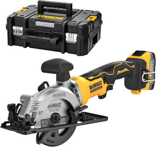 DEWALT Δισκοπρίονο 18V 1x1.7Ah με Σύστημα Αναρρόφησης