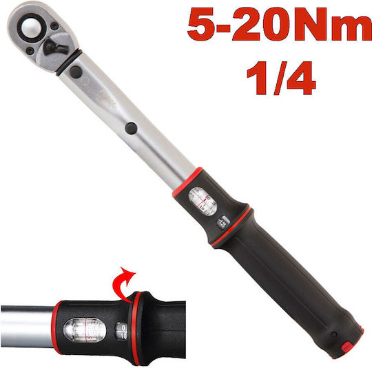 Force Torque Wrench 1/4" 5-25 Nm 29cm