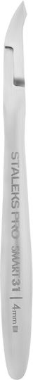 Staleks Smart 31 Nail Cuticle Clippers Inox Double Spring 10cm with 4mm Bit Length