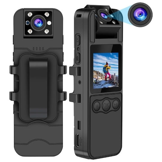 Κρυφή Κάμερα Police Body Cam 1080p