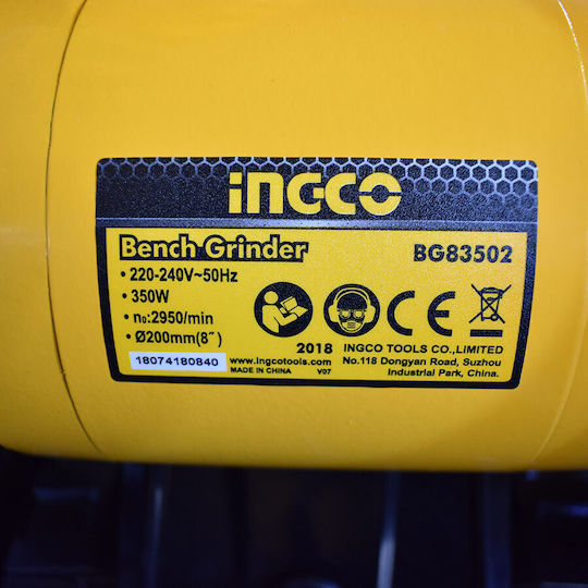 Ingco Двойно колело BG83502 с Мощност 35 Watt