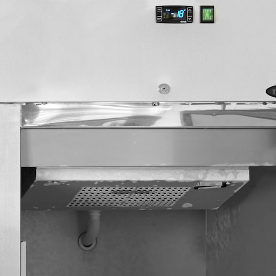 Tefcold Професионален Камера Фризер 544л и 565W Inox Ш68 x Д84.5 x В200см