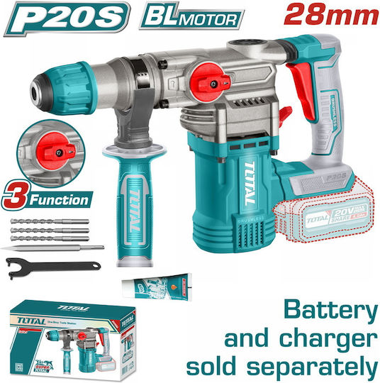 Total Impact Demolition Hammer Battery 20V Solo with Chuck SDS Plus TRHLI20288