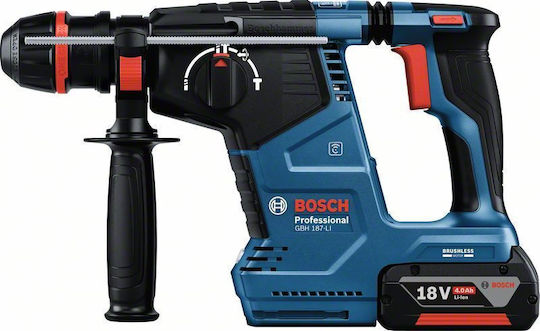 Bosch GBH 187-LI Ударен Къртач с Прикачване SDS Plus / HEX 0611923121