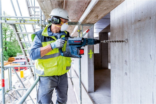 Bosch GBH 18V-45 C Impact Demolition Hammer Battery Brushless 18V 2x12Ah with Chuck SDS Max 0611913002