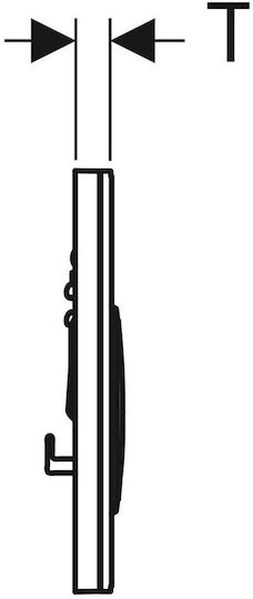 Geberit Sigma 21 Flush Plate Dual Flush Sand Grey